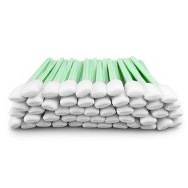 Industrial Cotton Swabs, Sponge Sticks, Sponge Type, 50 Pieces, Long Swabs, Sponge Swabs, Crevice Brush, Good Suction, Cleaning Supplies, Cleaning Lens, Cameras, Optics, Decontamination (50 Pack)