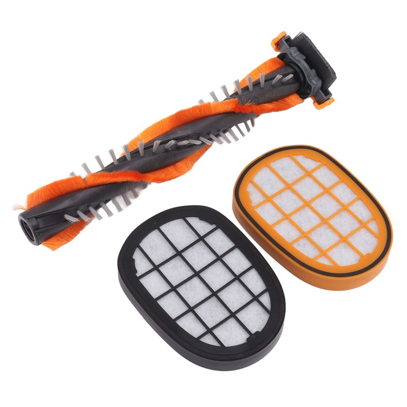 Vacuum Roller Brush Yellow Black Filter Replacement Vacuum Clerner Accessory