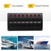 NICCOO 3-in-1 Control Panel 8 Gang Control Panel Switch DC