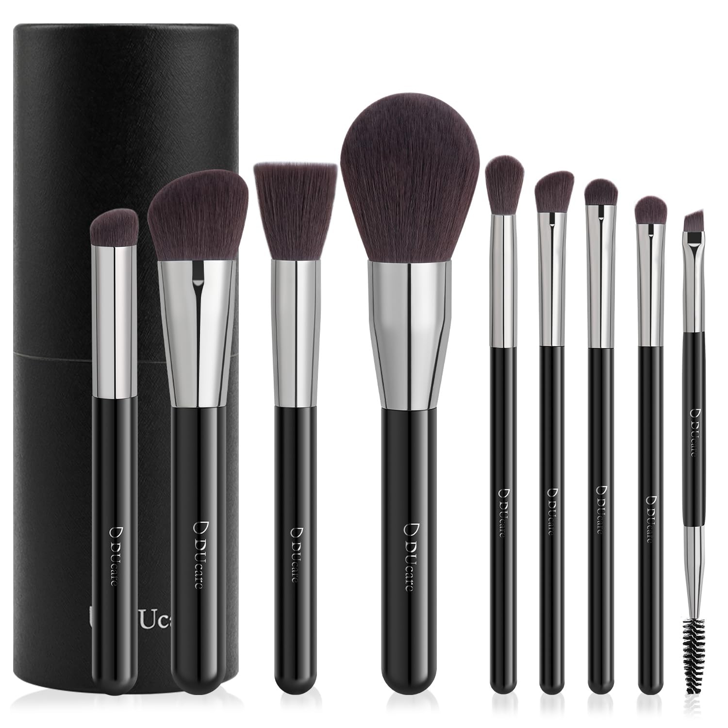 DUcare D0911 Makeup Brushes, Set of 9, Makeup Brush, Eye Shadow Brush ...
