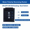 2Pcs ON-Off-ON Polarity Reversing Rocker Switch，DPDT 6 pins 3 Position