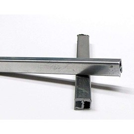 U Zinc - 3/8" - 6ft Zinc Came (Cut Into 3-24" Pieces) by BiNARi Glass Studio