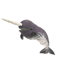 Folkmanis Narwhal Hand Puppet, 28" including Horn