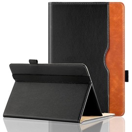 Ytaland Universal Case for Teclast T60Plus/T60 12 Inches, Compatible with OUKITEL OT5S, for Doogee T20 Ultra/T40PRO/T30 MAX Tablet 12 Inches, Multi-View PU Leather Case for 12-12.5 Inch Tablet (Black)