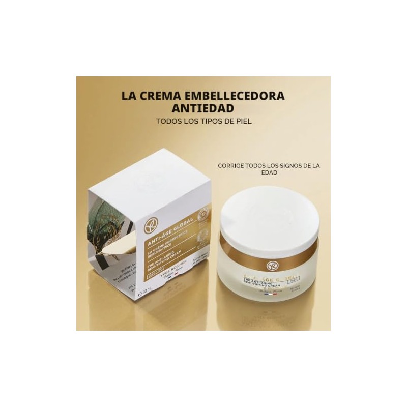 Yves Rocher Crema Facial De Día Rejuvenecedora Anti-Age Global 50