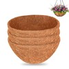 Halatool 3PCS 10 Inch Coco Liner Round Coco Coir Hanging