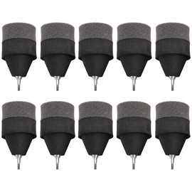 POFET 10pcs Sponge Foam Arrowheads Soft Safety Broadheads Tips for Archery Hunting Practice CS Game