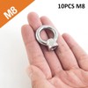 Lependor M8 Metric Ring Shape Lifting Eye Nut 304 Stainless