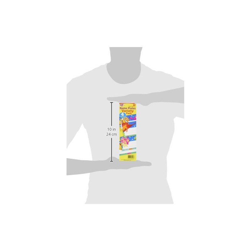 TREND Sea Buddies Desk Toppers Name Plates Variety Pack, 2-7/8"