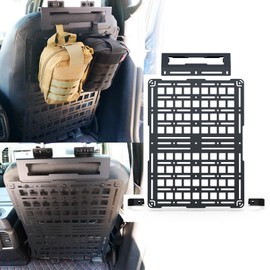WOLFSTORM Seat Back Molle Panel for Ford F-150/Raptor 2015-2025, Ford F-250/350/450 2017-2025, Ford Ranger 2019-2025 Seat Back Organizers Molle Tactical Truck Organizer Replacement Accessories