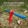 Cosswe Regenbogen Baustein Zelt Pfähle 20 cm Kunststoff Zelt Heringe