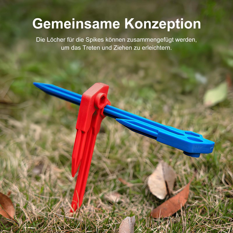 Cosswe Regenbogen Baustein Zelt Pfähle 20 cm Kunststoff Zelt Heringe