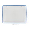 Operitacx A4 Wall-Hanging Document Bag, Transparent Storage Bag for Files,
