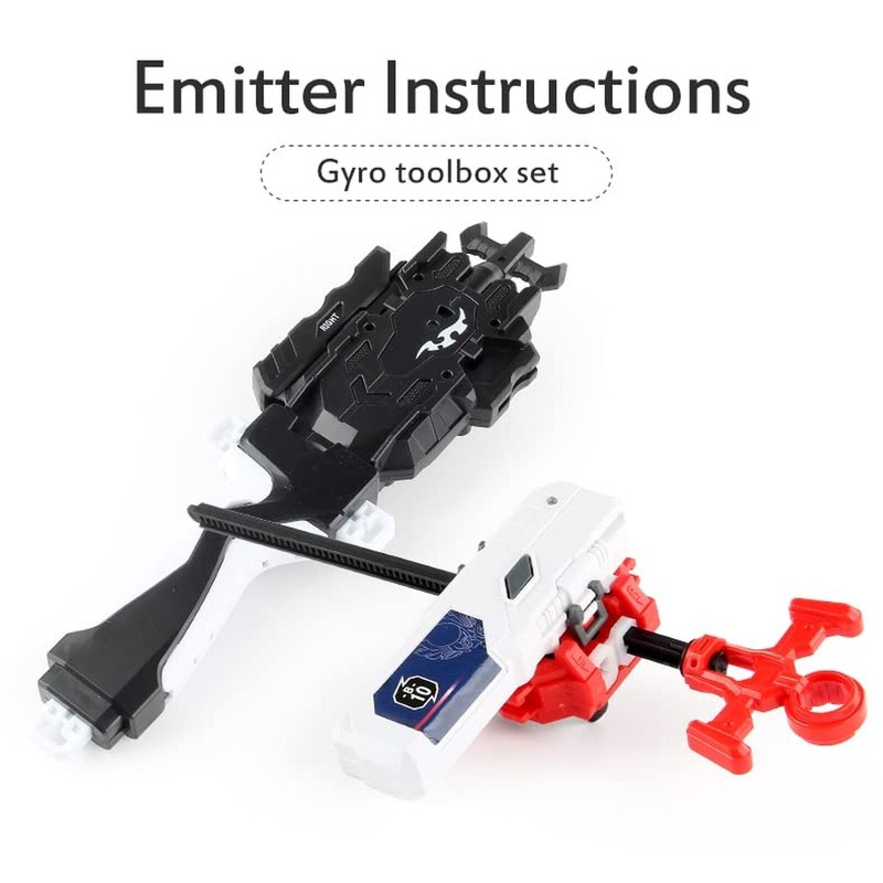 FGFXL Battling Top Set, Burst Gyro Toys 10 Spinning Tops
