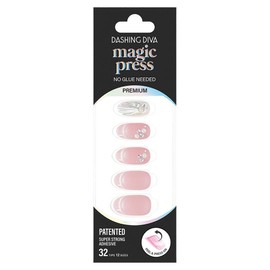 Dashing Diva Magic Press Nail Tip Set, 1 Set, Mush / 데싱디바 매직프레스 네일팁 세트, 1세트, 머쉬