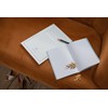 Clairefontaine 36176C Triomphe GOLD Collection A White Sewn Notebook -