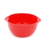 Mintra Home Mixing Bowl w/Colander (Large 4.5L, Red) - For