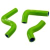 TUSK Off-Road Radiator Hose Kit Green For Kawasaki KX112 2022-2024