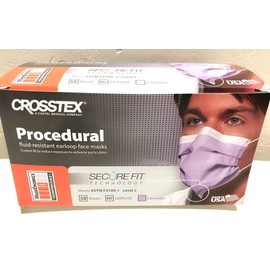 CROSSTEX Procedural Mask SecureFit Lavender GCPLVSF