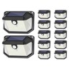 Solar Outdoor Lights, 12-Pack Super Bright 178 LEDs Motion Sensor