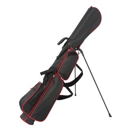 Lightweight Golf Bag, Dual Strap Golf Stand Bag with 6 Pockets, Small Golf Bag for a Few Clubs and Rain Cover Hood