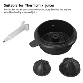 Juicer Accessories for Thermomix Juicer, Plastic Juicer Orange Press Strainers Basket with Press Cone, Juicing Machine Parts Accessories for Thermomix, Juicer Replacement Parts