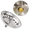 STARVAST Pack of 2 Universal Sink 79.3-80 mm, Strainer Basket,