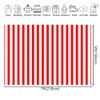 7x5ft Red and White Striped Backdrop Movie Themed Red Striped