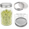 4 Pack Strainer Mesh Lids 316 Stainless Steel WIDE MOUTH