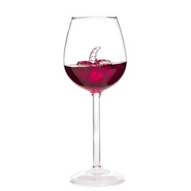 evomosa Starfish Wine Glasses Red Wine Glass with Starfish Inside 300ml