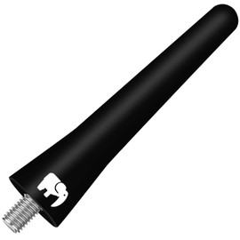 ONE250 2.5" inch Short Rubber Antenna, Compatible with GMC Sierra (2000-2024), GMC Canyon (2015-2024), GMC Acadia (2007-2019), GMC Terrain (2010-2017) - Designed for Optimized FM/AM Reception (Black)