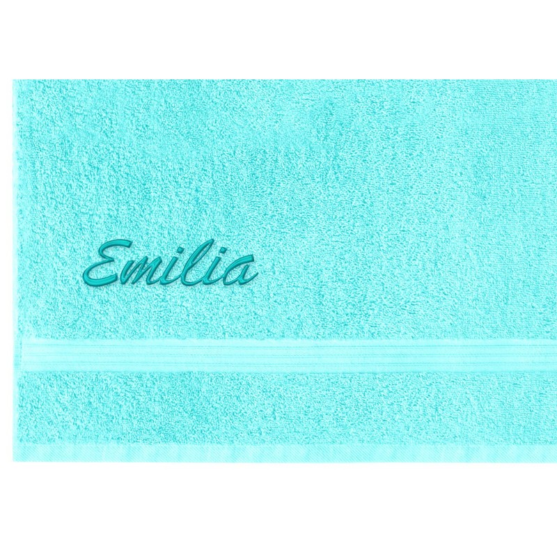 Lashuma Towel with Embroidered Name – Terry Cloth Linz Series