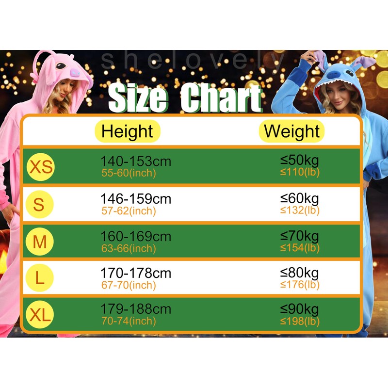 shelovely Unisex Adult Onesie, I