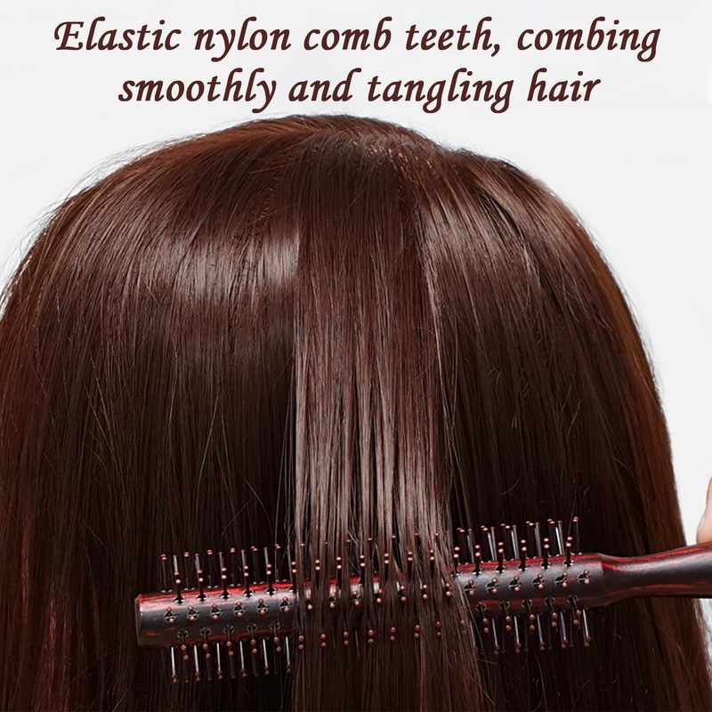 2 Pieces Hair Comb, Wooden Handle Comb, Durable Comb, Hair