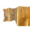 Funny Cat Shaped Wood Cutting Board for Kitchen with Handle,