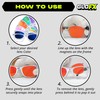 GloFX Snaps: Magnetic Polarized Sunglasses Set – Clear Frame with