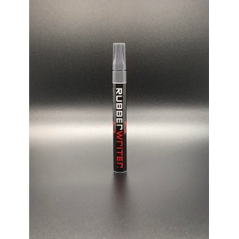 AUTOMOTIVATED ColorLugs RubberWriter Paint Pen for Car Tires | Oil-Based Marker for Tire Lettering | Waterproof Ink | Fast Drying | Medium Size Tip | Apply at Home | Color: Silver | Pack of 2 Pens