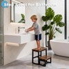 iTsst 2 Step Stool for Adults Wooden Step Stool with