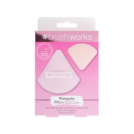 Brushworks Triangular Pillow Puff Duo