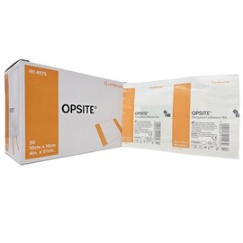 4975 Dressing Opsite Wound St Film Waterproof 5-1/2x4" 50 Per Box Part No. 4975 by- Smith & Nephew Wound Care