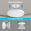 Letlit Lamp with Motion Sensor Indoor, 24 W 2400 LM