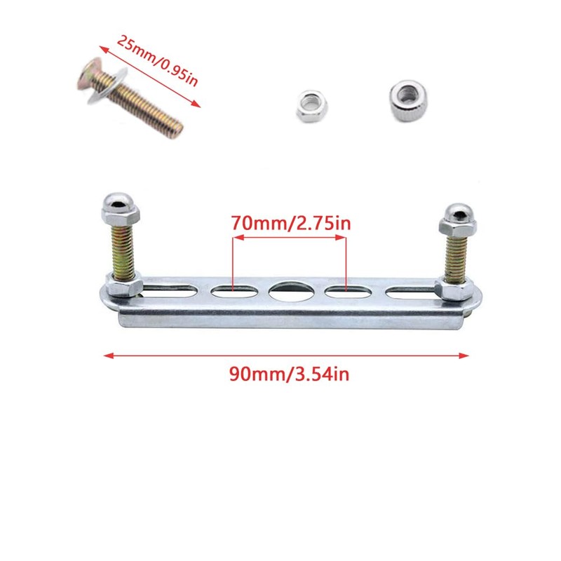 UtySty 4 Set Light Canopies Mounting Bracket Bar with Screws
