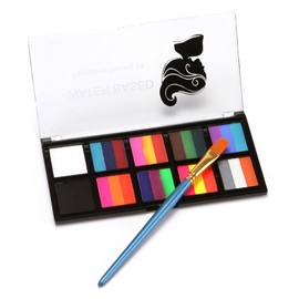 Unbranded/Generic Professional Face & Body Painting Kit 10 Colors Safe & Non-Toxic with Brush V1R5