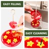 Plastic Hummingbird Feeders for Outdoors Hanging Ant and Bee Proof,