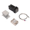 4PCS Digital PID Thermostat Quick Response Temperature Controller with Thermocouple