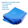 HOMESmith HSBB-005 Heavy Duty Extra Strong Rubble Sacks BB2154221, Blue