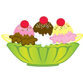 Make-Your-Own Sundae Stickers 100 Per Pack