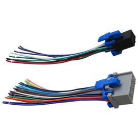 Upgrade 24pin & 12pin Car Stereo Radio Wiring Harness Plug for Trailblazer 2003-09
