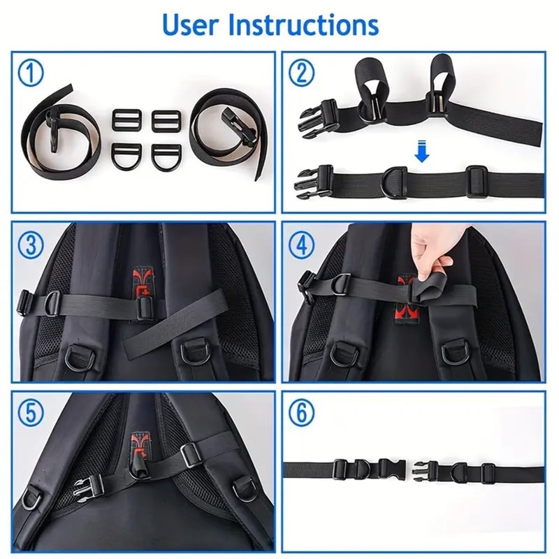 Dream Aurora Adjustable Backpack Chest Strap,Heavy Duty Adjustable Backpack Sternum