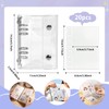 Sticker Book, Soft Cover Binder, 20 Refills, with Card Pockets,